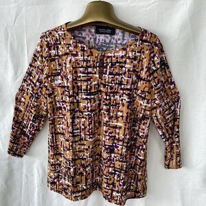 Black label by Evan Picone pullover woman’s top large